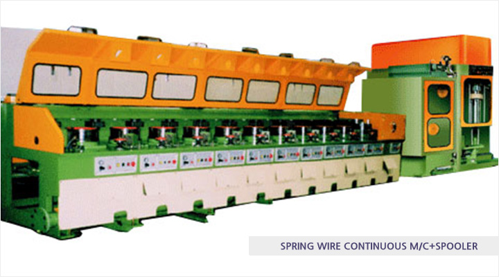 Spring Wire Continuous M/C + Spooler